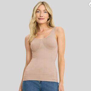 Jockey Generation™ Women's Core Body Smoothing Tank Top - Light Beige XXL - NWT